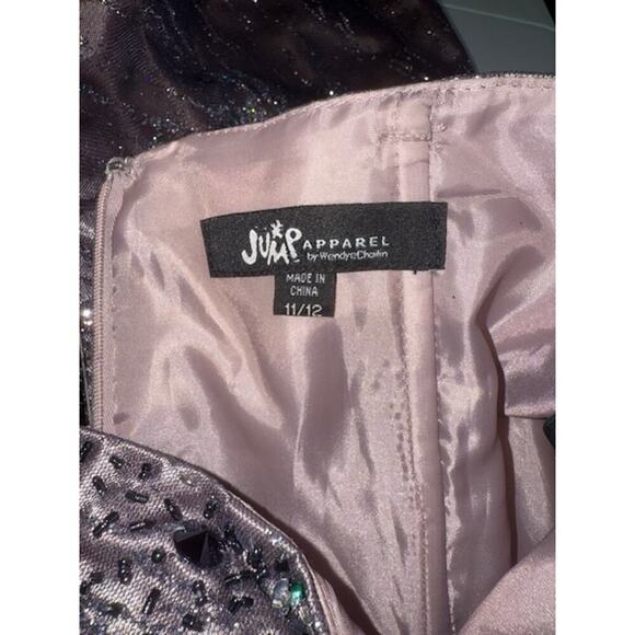 Jump Apparel Junior Homecoming Short Dress Sequin size 11/12 Formal wear - Picture 4 of 4